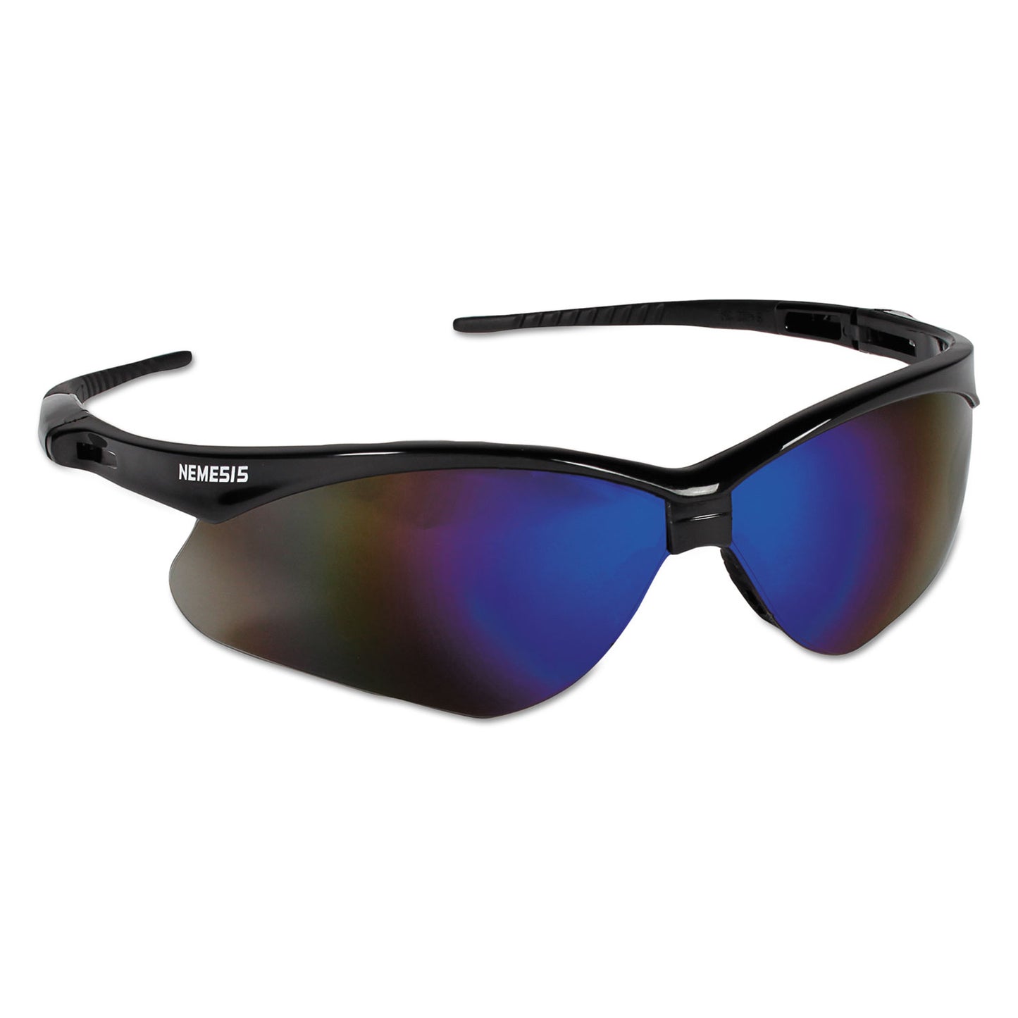 BLUE MIRROR LENSES WITH BLACK FRAME
