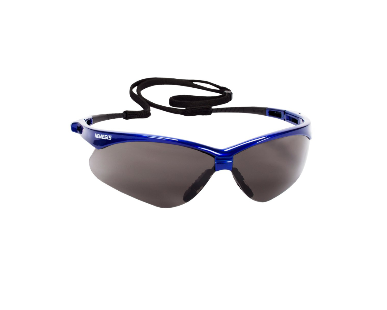 SMOKE ANTI-FOG LENSES WITH METALLIC BLUE FRAME