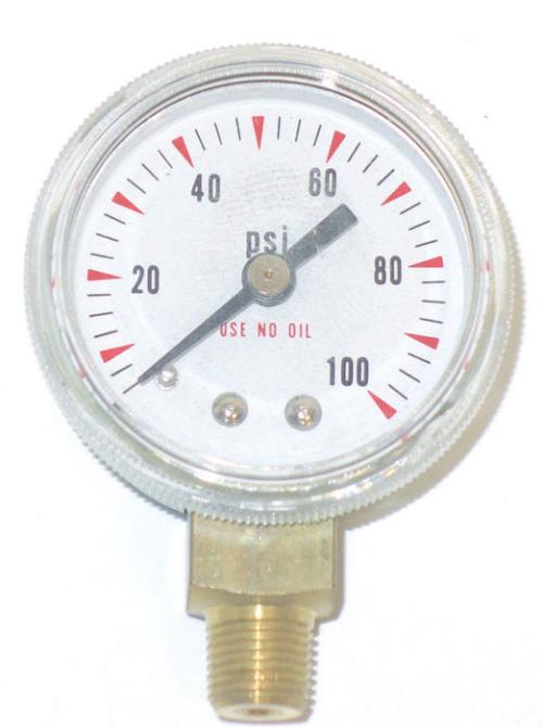 1-1/2 X 100 PSI GAUGE