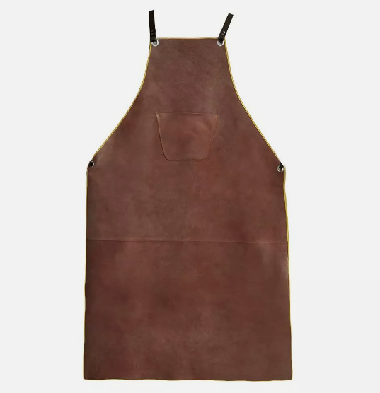 LEATHER BIB APRON