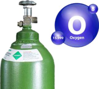 Oxygen 40CF Refill + Cylinder