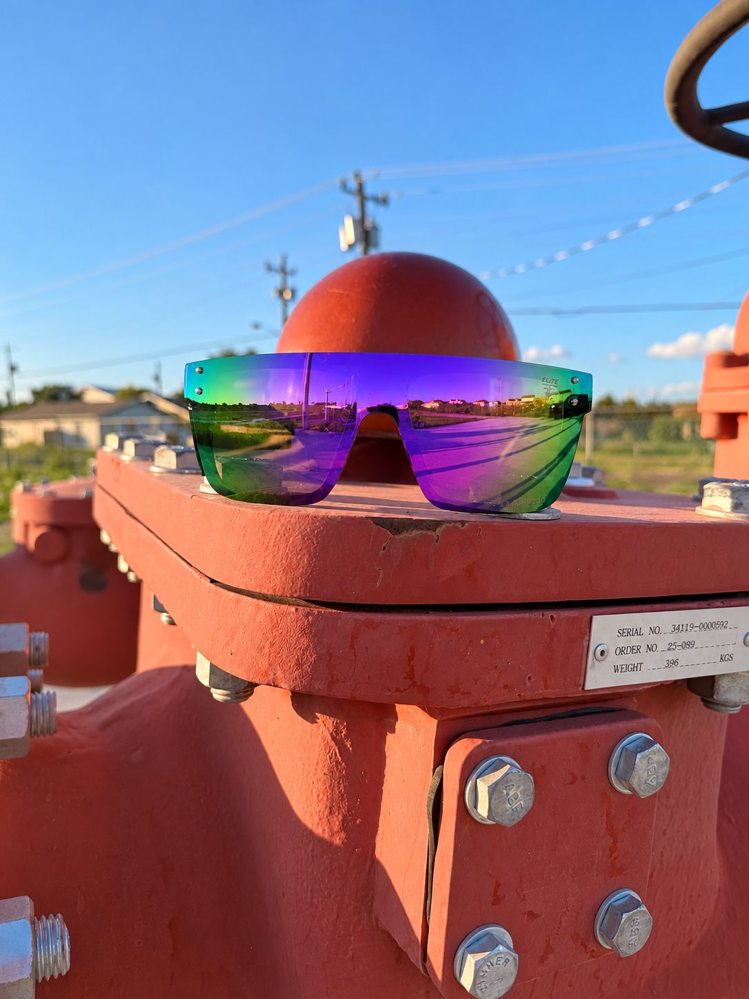 ELITE SAFETY GLASSES Z87.1 PURPLE