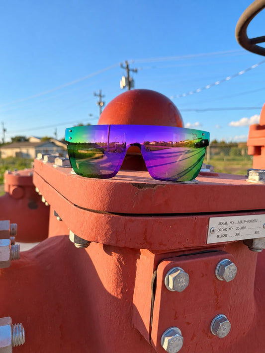 ELITE SAFETY GLASSES Z87.1 PURPLE