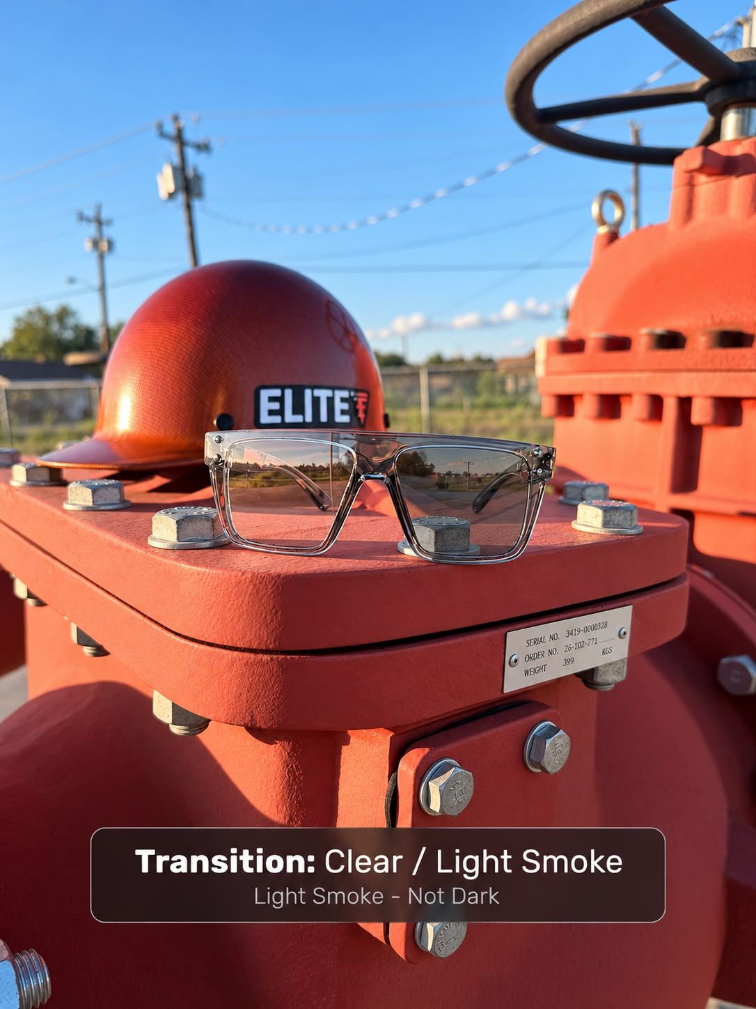 ELITE SAFETY GLASSES Z87.1 TRANSITION