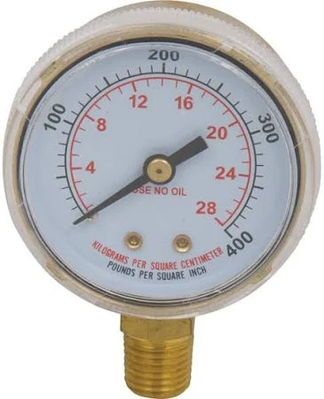 2 X 400 PSI GAUGE
